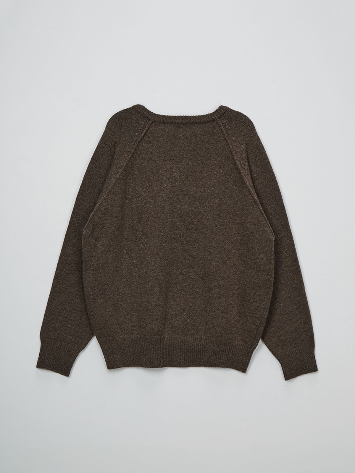 셀리테일즈(CELITAILS) OVERFIT V-NECK PULLOVER_BROWN