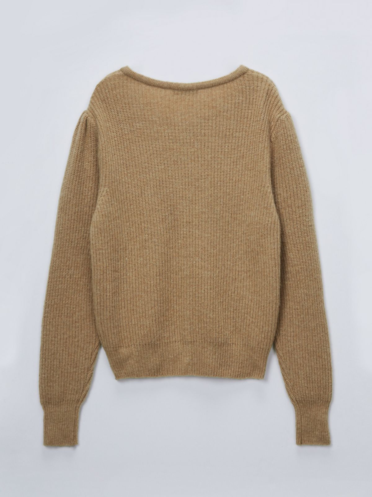 셀리테일즈(CELITAILS) PUFF SHOULDER CARDIGAN_BEIGE