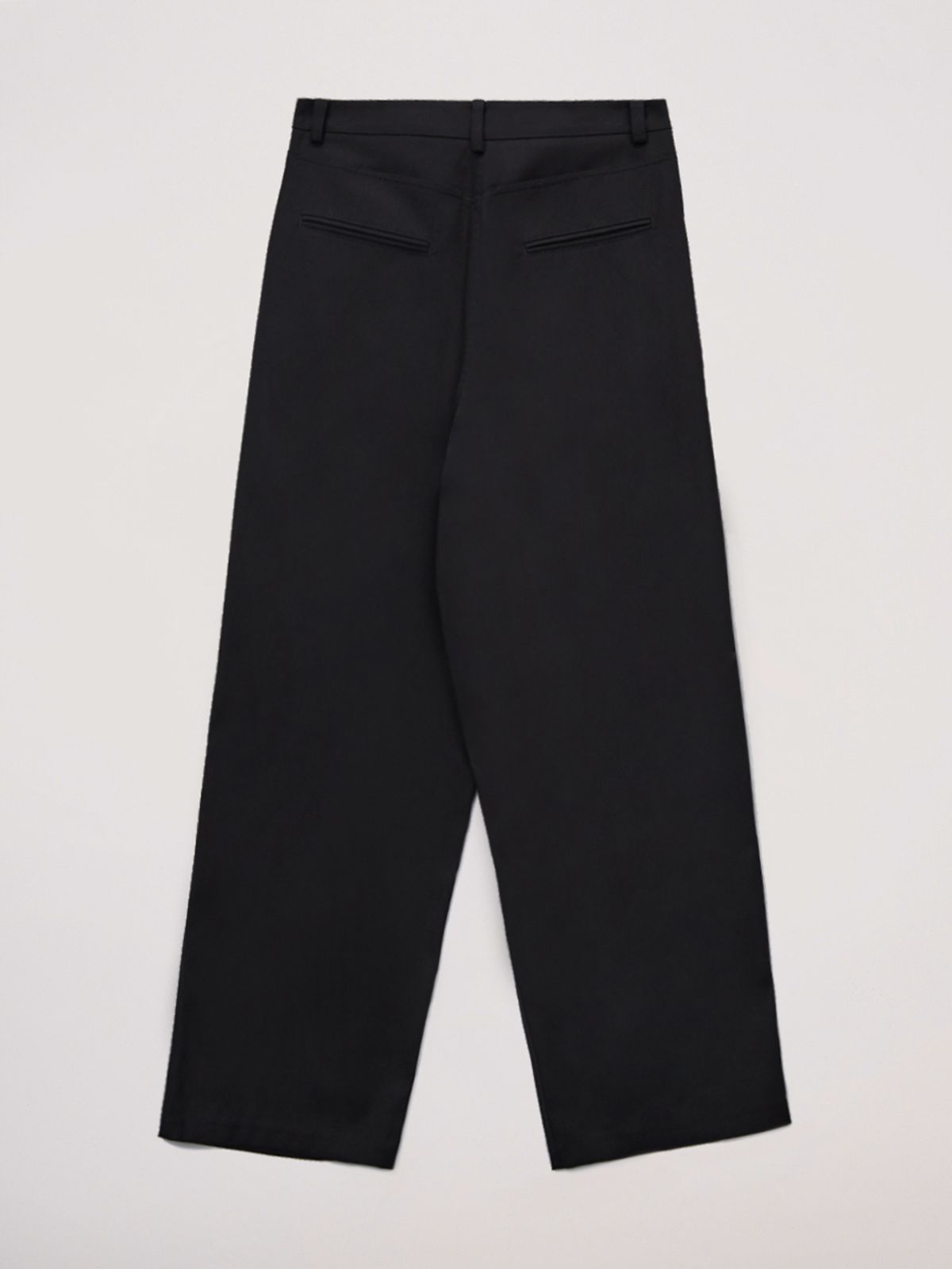 셀리테일즈(CELITAILS) TWO TUCK WIDE PANTS_STRONG BLACK