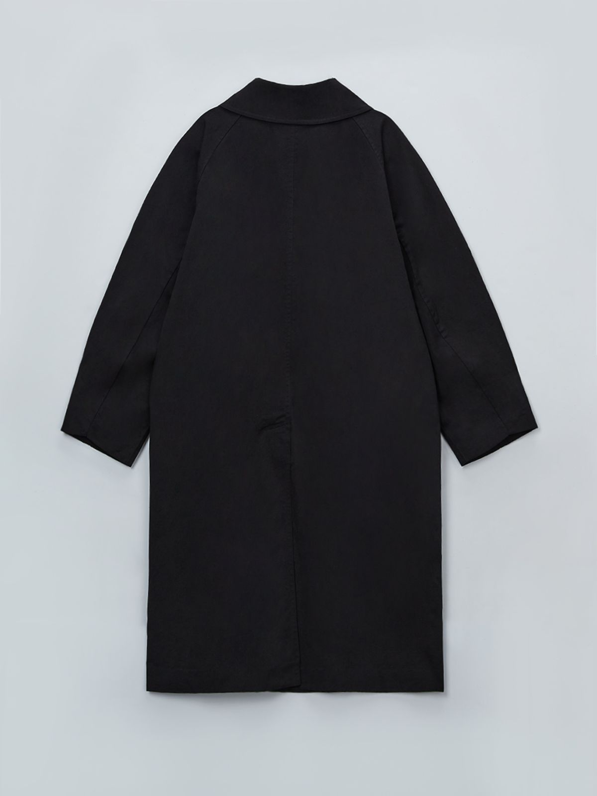 셀리테일즈(CELITAILS) PUFF SLEEVE TRENCH COAT_STRONG BLACK