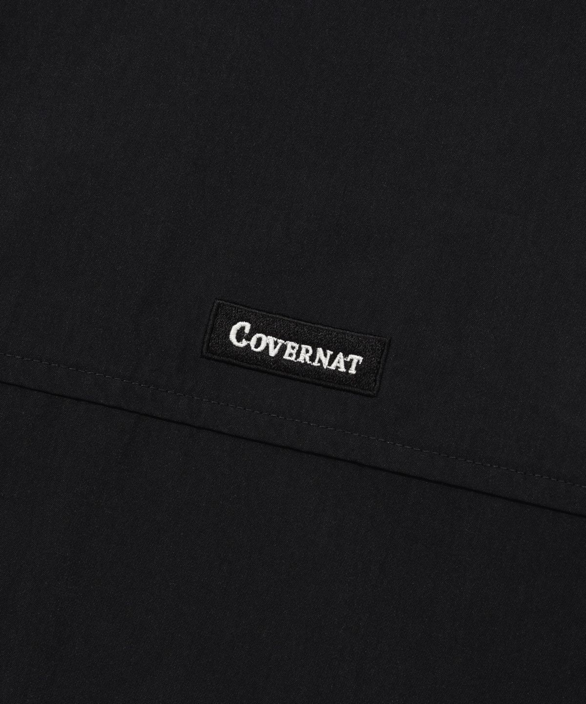 커버낫(COVERNAT) 코튼 후디 자켓 블랙