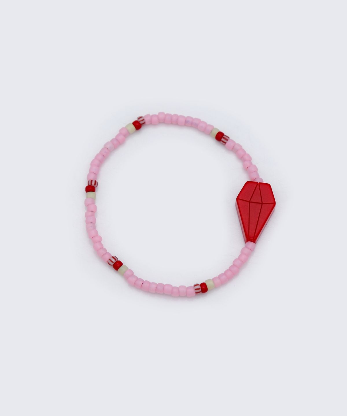 봉보(BONBEAU) Acrylic dia charm color beads Bracelet  아크릴 다이아 참 컬러 비즈 팔찌