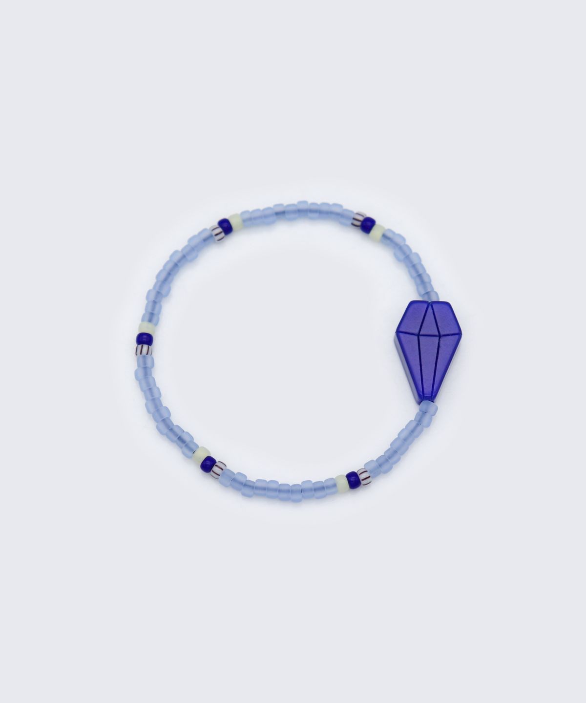 봉보(BONBEAU) Acrylic dia charm color beads Bracelet  아크릴 다이아 참 컬러 비즈 팔찌