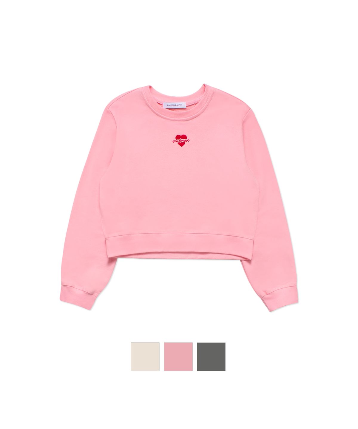 판도라핏(PANDORAFIT) Mark Crop Sweatshirt