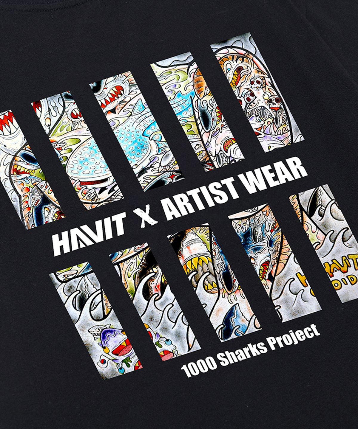 아티스트웨어(ARTISTWEAR) [ATW X 해빗] 샤크프로젝트 반팔티