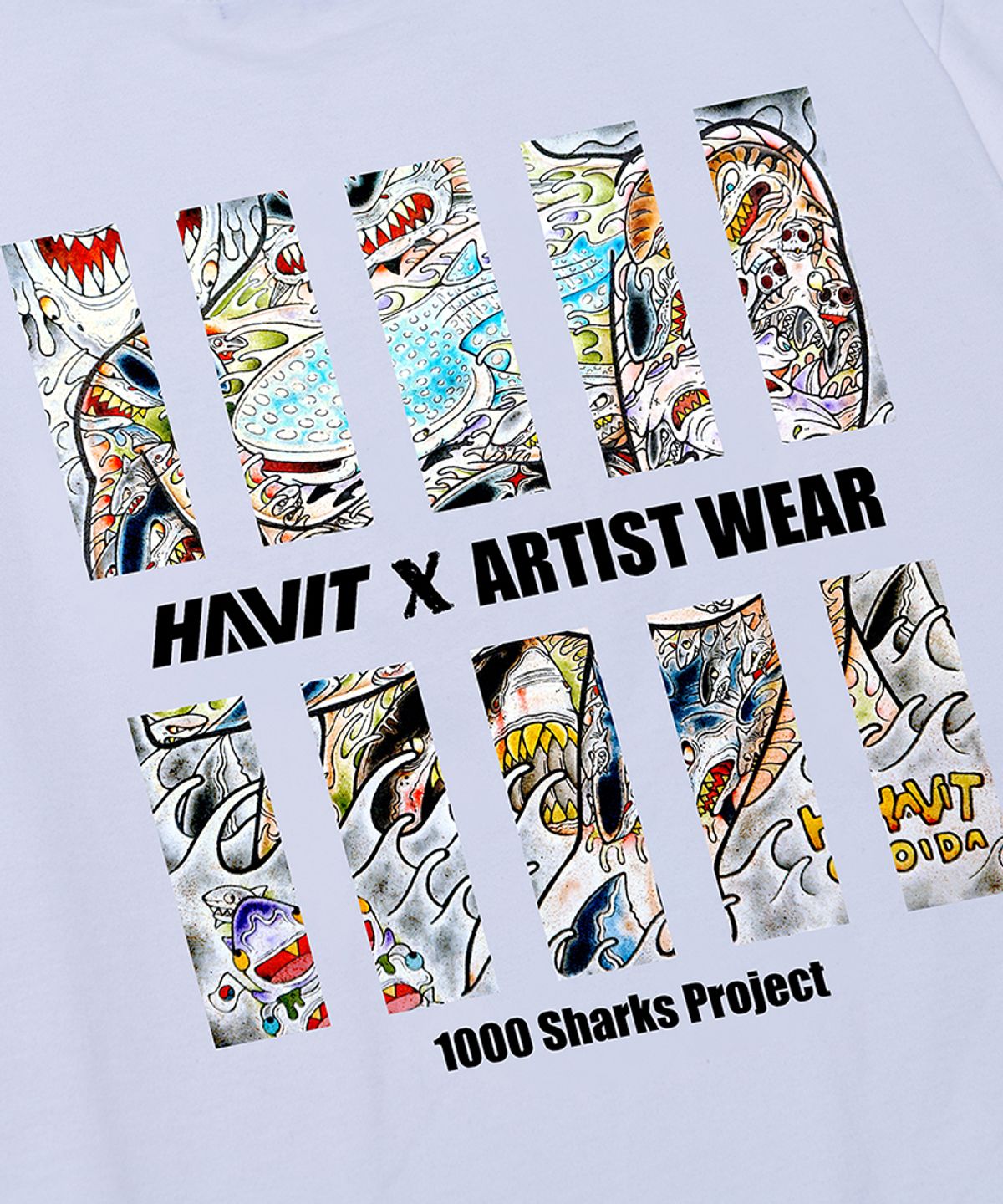 아티스트웨어(ARTISTWEAR) [ATW X 해빗] 샤크프로젝트 반팔티