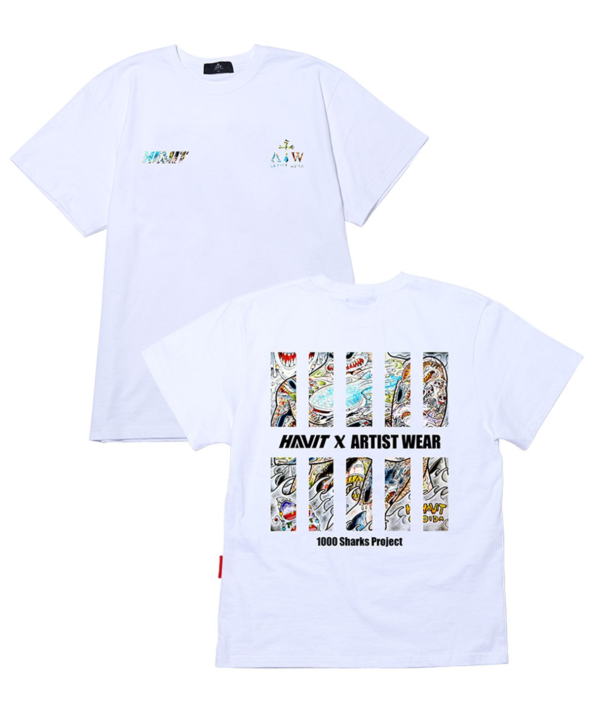 아티스트웨어(ARTISTWEAR) [ATW X 해빗] 샤크프로젝트 반팔티
