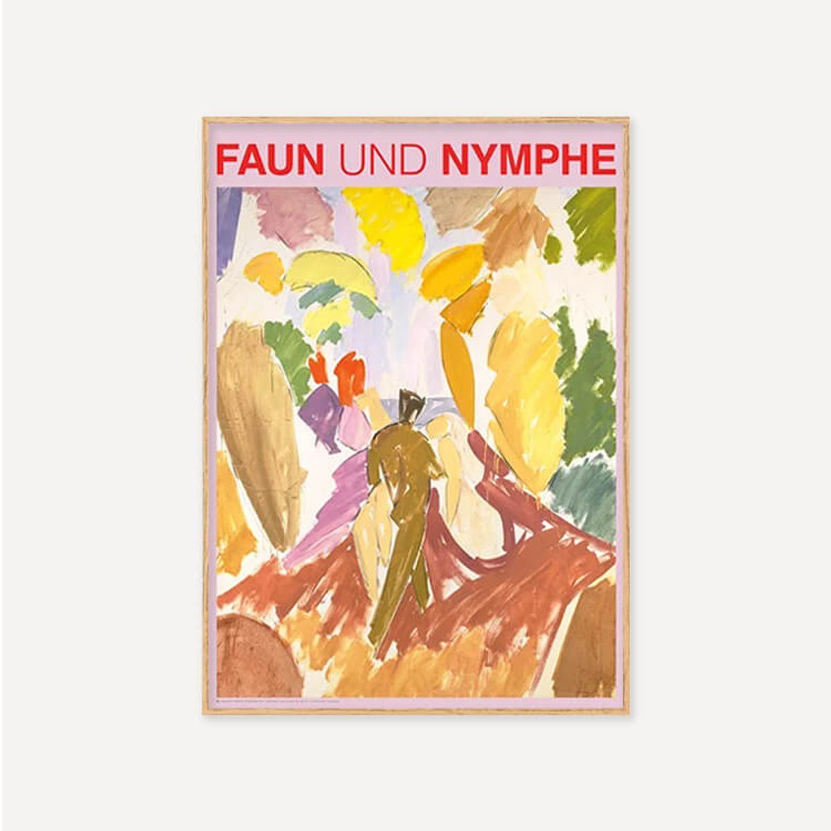 그릿시즌(GREET SEASON) 에드바르트 바이 Faun and Nymph, 1941 (액자 포함)