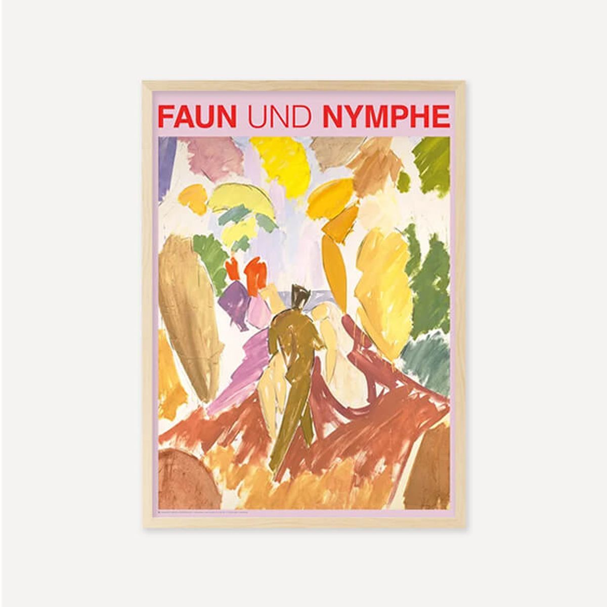 그릿시즌(GREET SEASON) 에드바르트 바이 Faun and Nymph, 1941 (액자 포함)