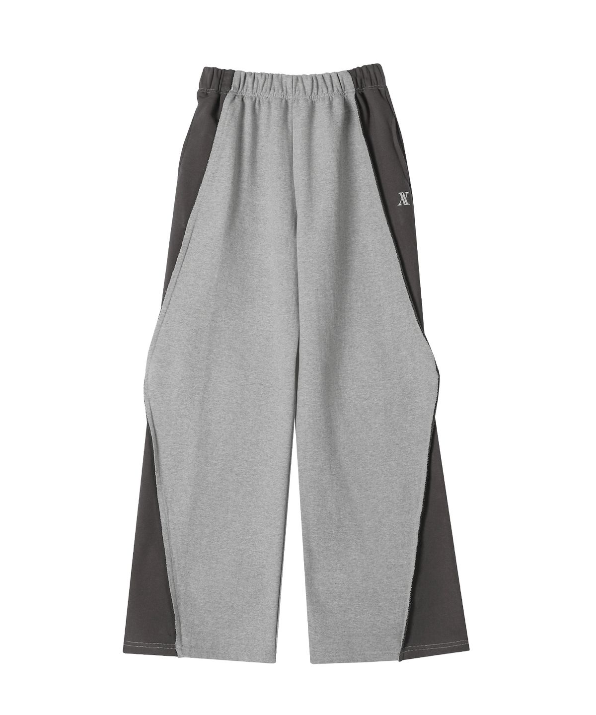 어반드레스(AVANDRESS) Optical Side Wide Pants BLACK