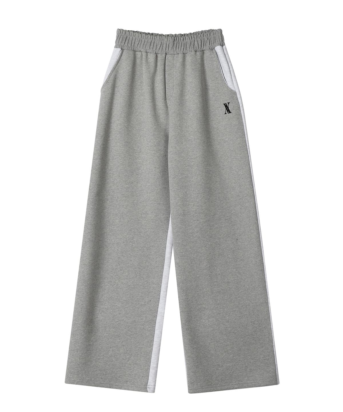 어반드레스(AVANDRESS) Reverse wide training Pants BLACK