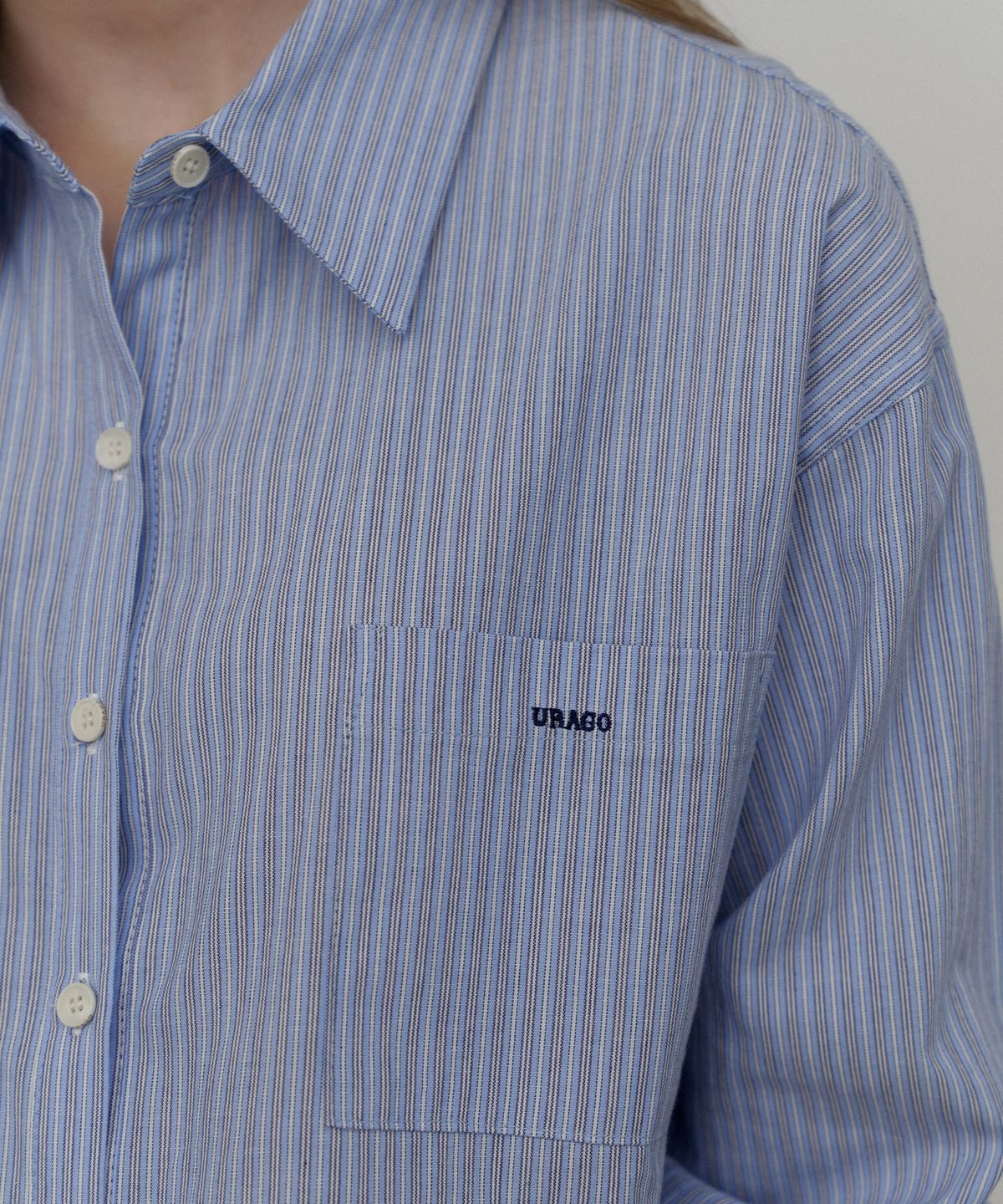 유라고(URAGO) Poem stripe shirt