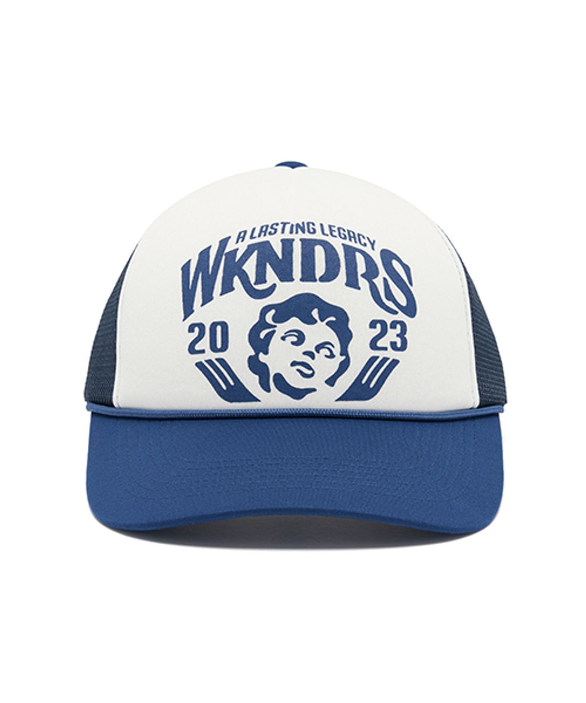 위캔더스(WKNDRS) CHERUB TRUCKER CAP (BLUE)