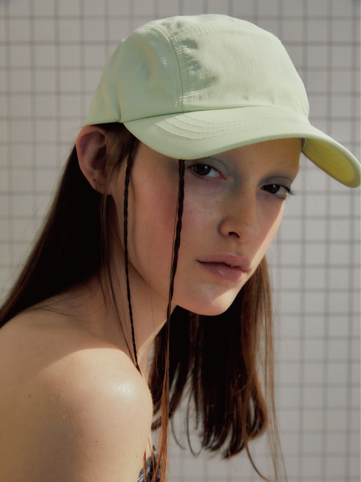 포에지담(POESIEDAME) PARACHUTE CAP IN LIME