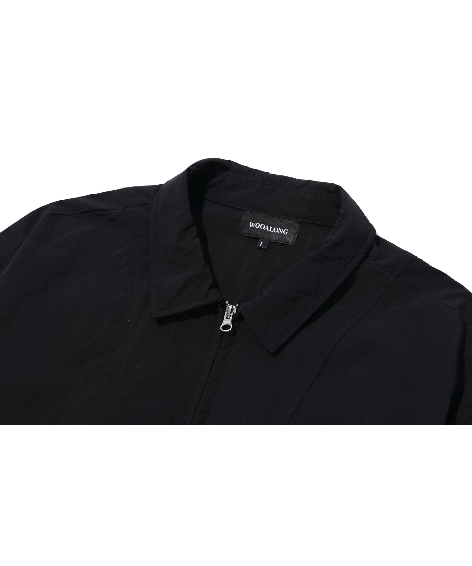 ☆関税込☆WOOALONG★Signature semi-over fit nylon blouson★ MUSINSA公式 | WOOALONG Signature semi-over fit nylon blouson