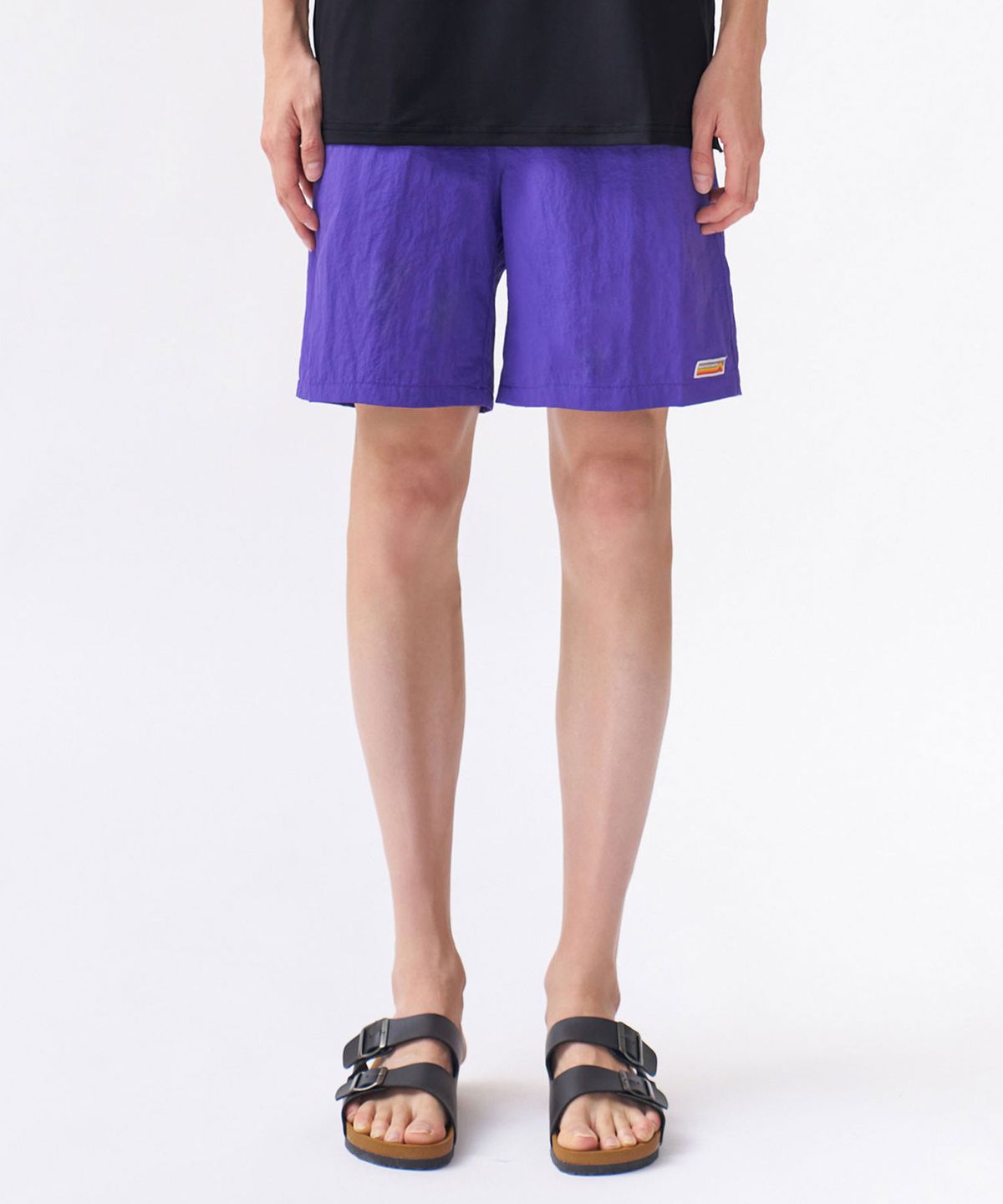 블랙몬스터핏(BLACK MONSTER FIT) 워셔 쿨링 우븐 쇼츠 (PURPLE) / BM220827