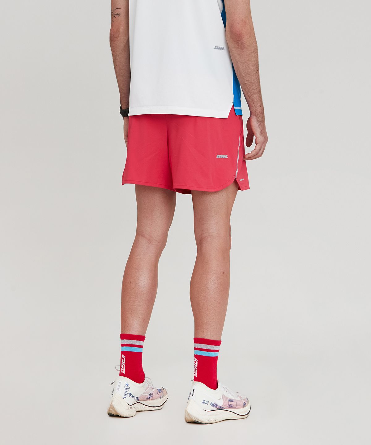 칼렉(KALEG) MENS FLIGHT WOVEN SHORTS (3/5)_HOT PINK