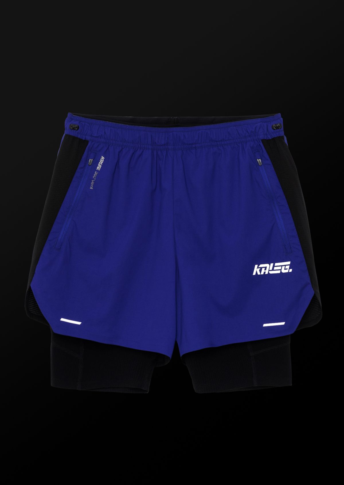 칼렉(KALEG) MENS 360° VENT 3IN1 SHORTS (5)_DARK VIOLET