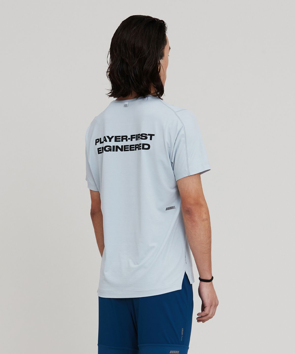 칼렉(KALEG) MENS PACER T SHIRTS (ATHLETIC)_LIGHT GREY