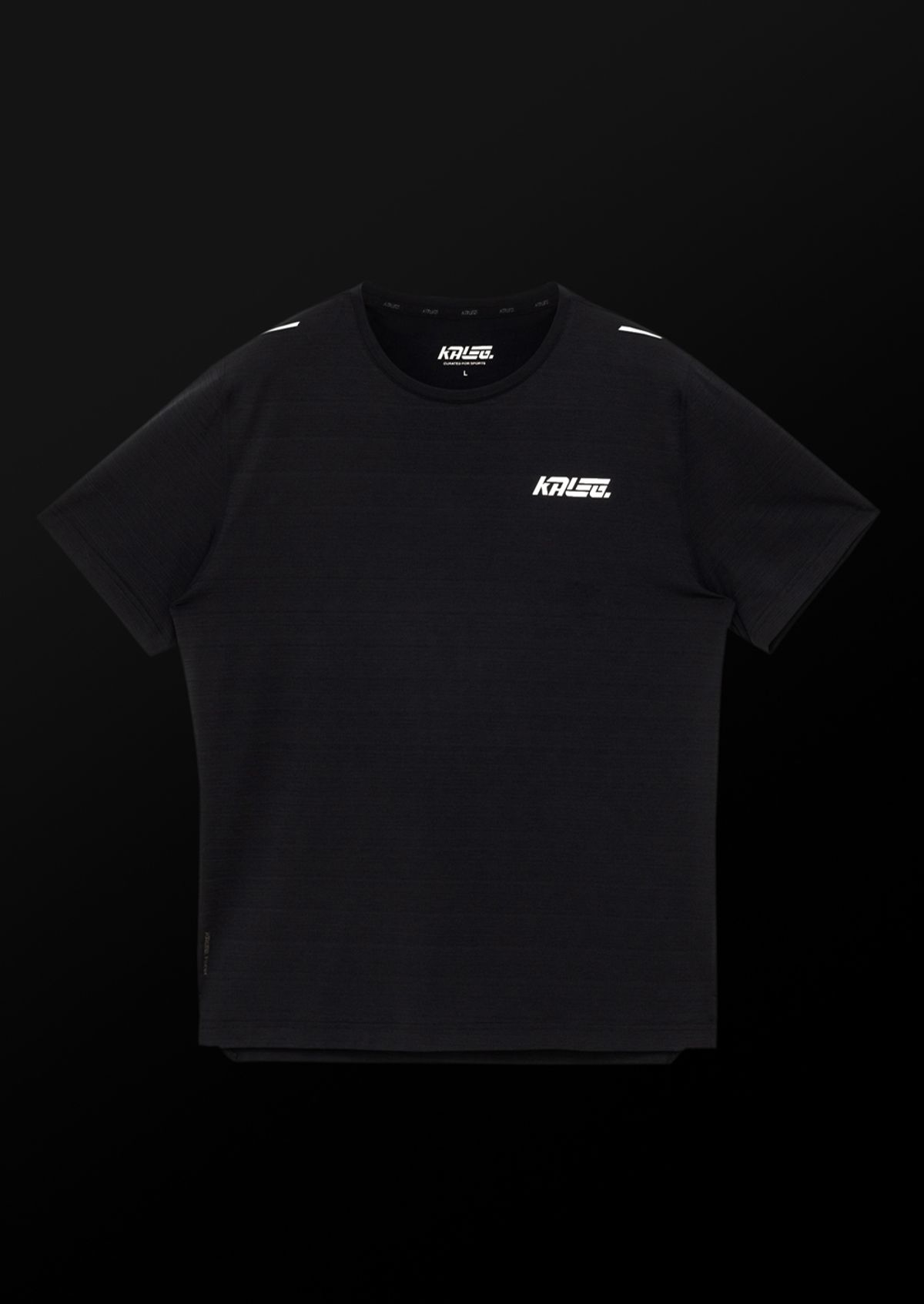 칼렉(KALEG) MENS PACER T SHIRTS (ATHLETIC)_BLACK