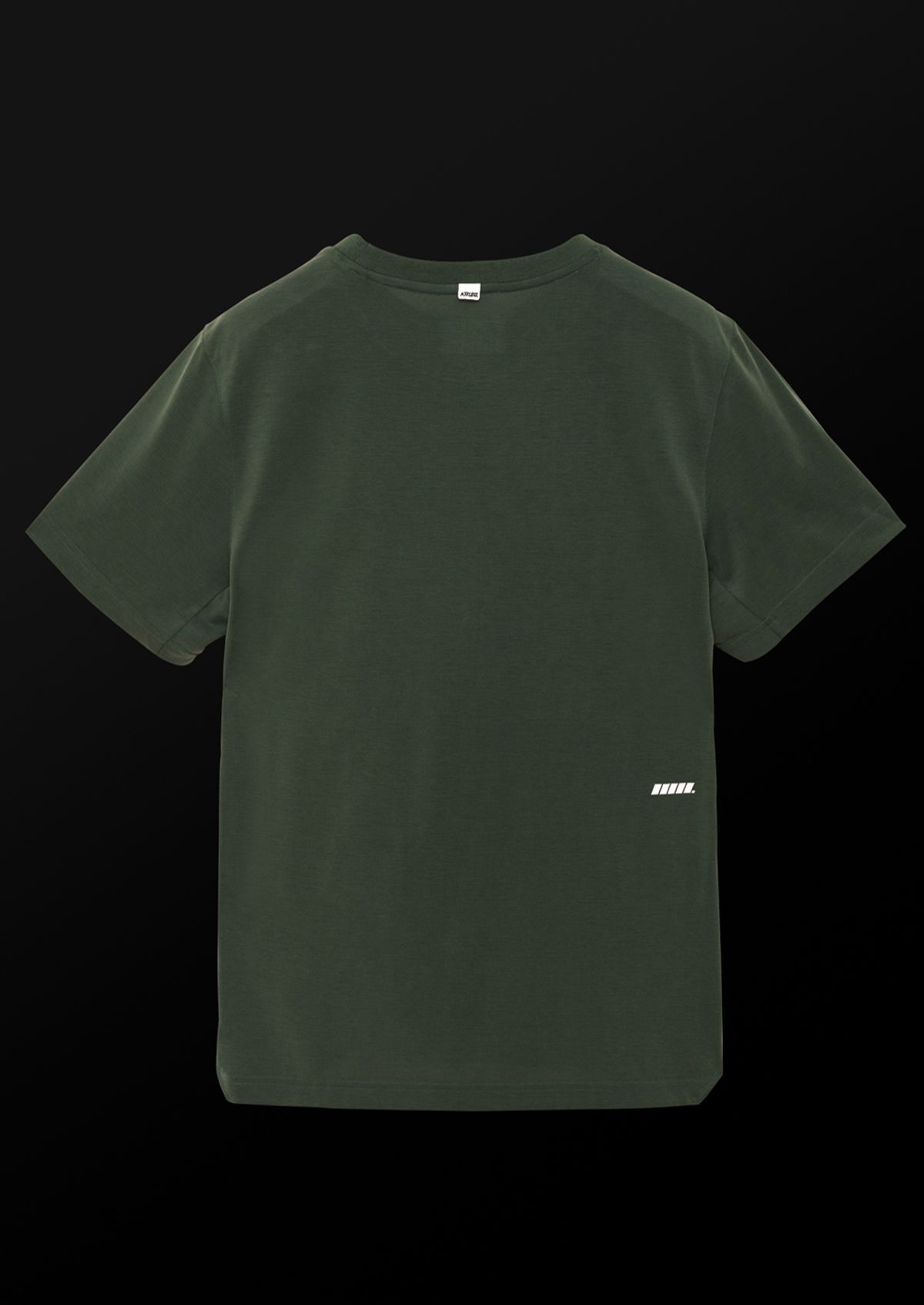 칼렉(KALEG) UNISEX BALANCE T SHIRTS_DARK GREEN