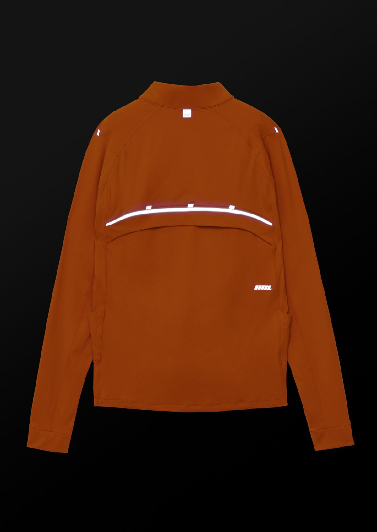 칼렉(KALEG) MENS PACER HALF-ZIP T SHIRTS_ORANGE
