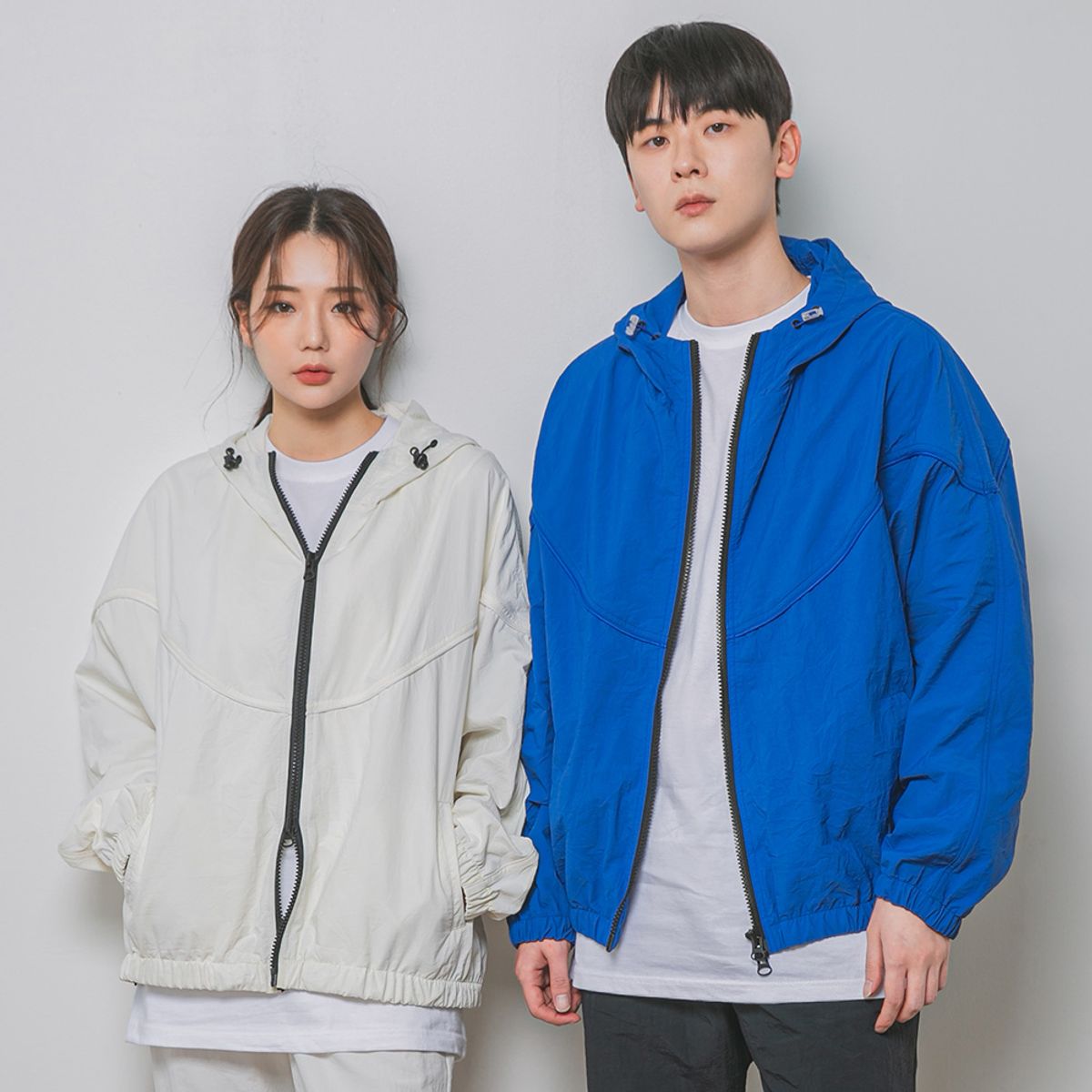 앨빈클로(ALVINCLO) 절개 포인트 바람막이 AZH547 (3 COLOR)