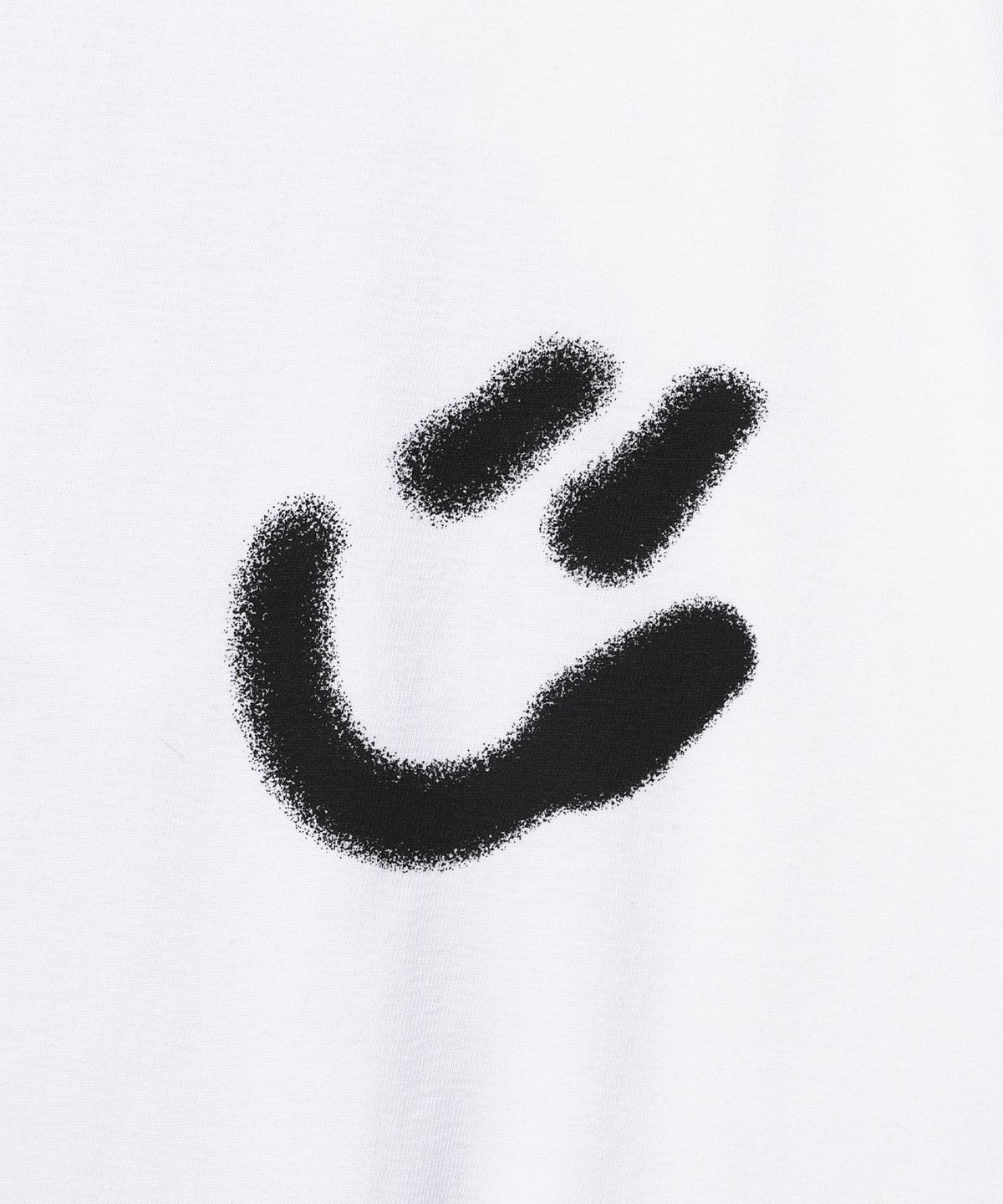 이스트쿤스트(ISTKUNST) BLUR SMILEY BALL TEE_WHITE(IK2EMMT502A)