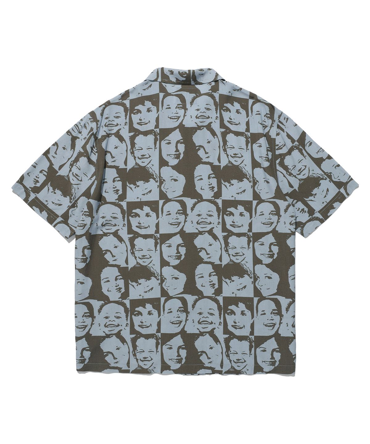 이스트쿤스트(ISTKUNST) SMILEY FACE HALF SHIRTS_BROWN(IK2DMMW361A)