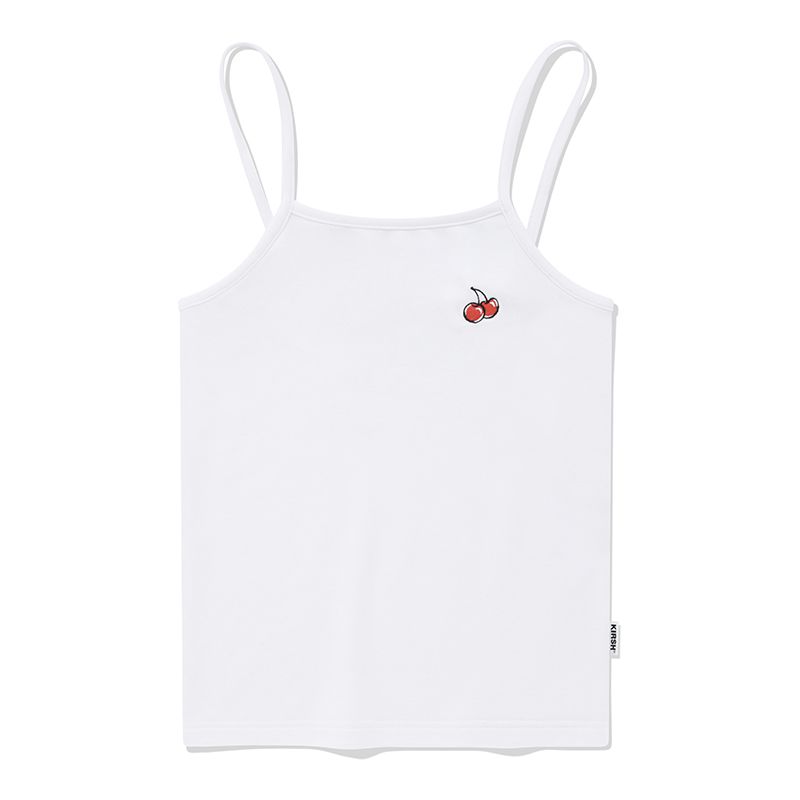 MUSINSA | KIRSH Small Cherry Standard Sleeveless 2 Pack [White]