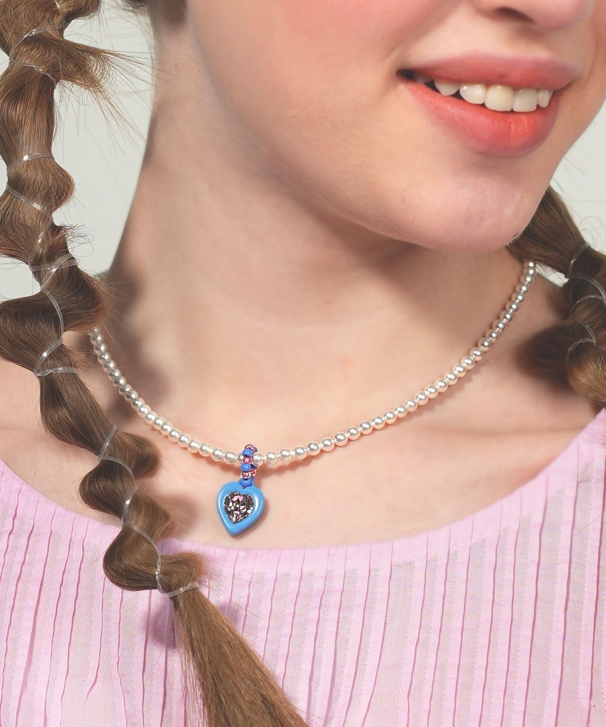 봉보(BONBEAU) Shining 4mm swarovski pearl Necklace 샤이닝 스와로브스키 진주 목걸이 4mm