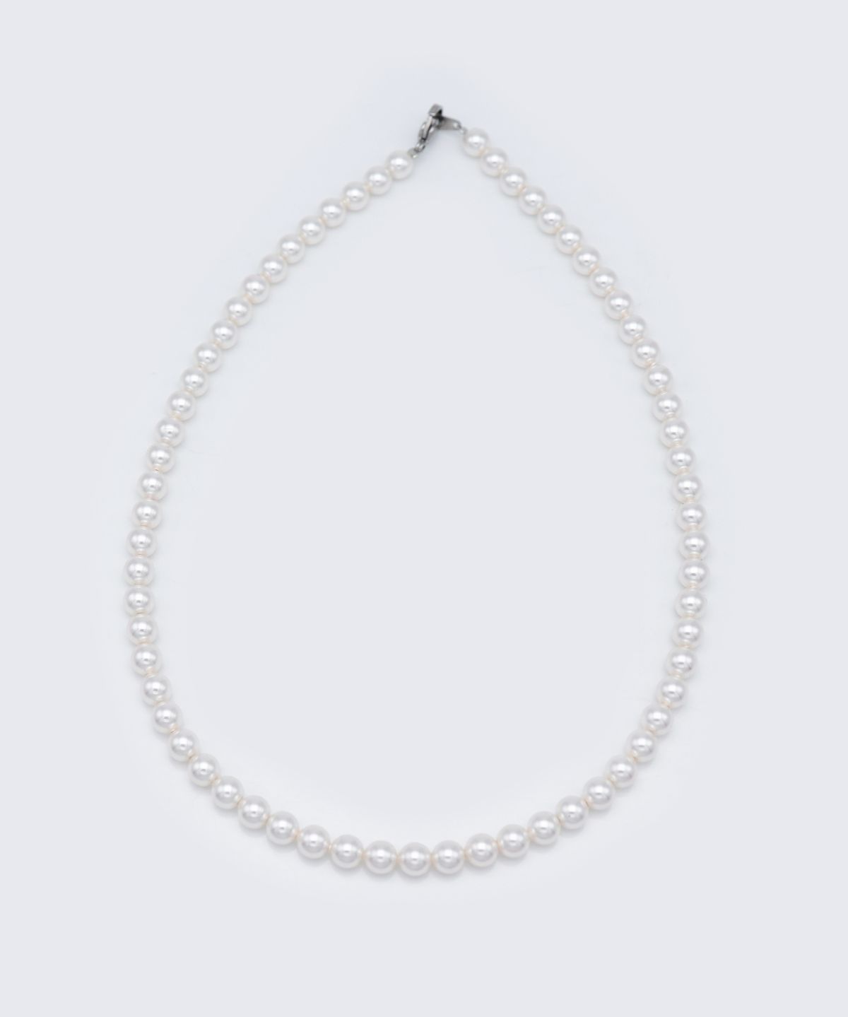 봉보(BONBEAU) Shining 6mm swarovski pearl Necklace  샤이닝 스와로브스키 진주 목걸이 6mm