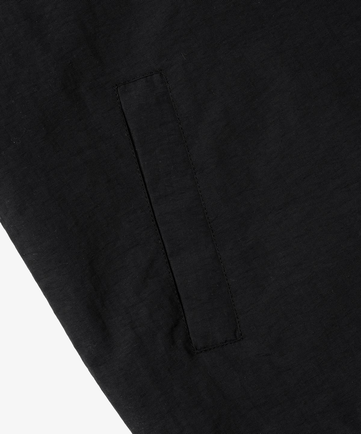 토피(TOFFEE) 하이넥 나일론 후드 집업 베스트 (BLACK)