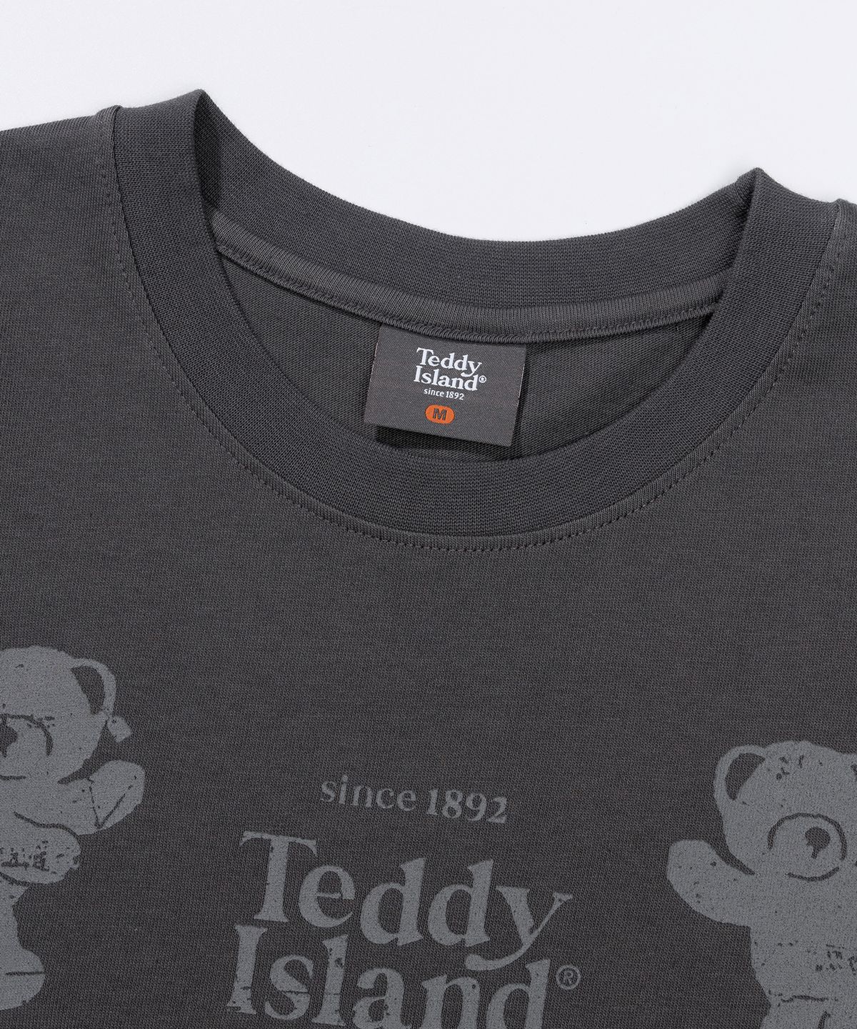테디아일랜드(TEDDYISLAND) 댄싱테디 반팔 차콜