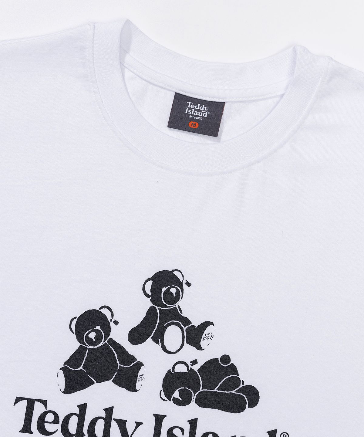테디아일랜드(TEDDYISLAND) 쓰리테디 반팔 화이트