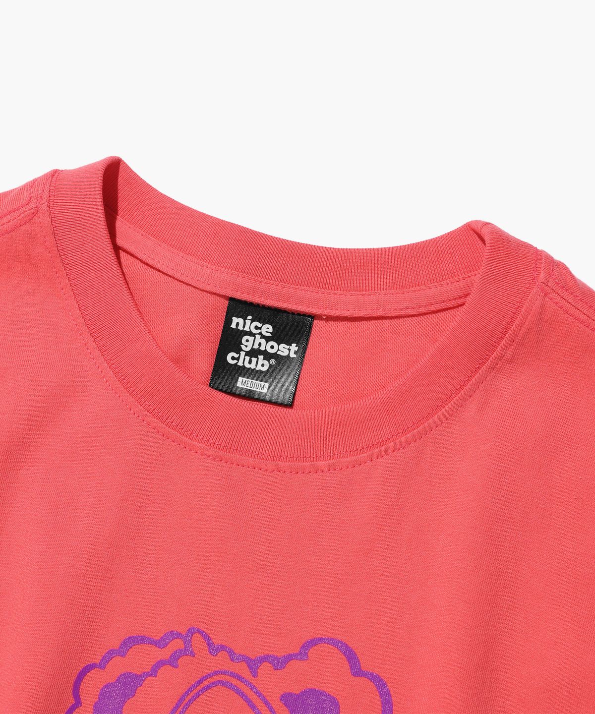 나이스고스트클럽(NICEGHOSTCLUB) NGC FIGURE BEAR TEE_PINK(NG2DMUT507A)