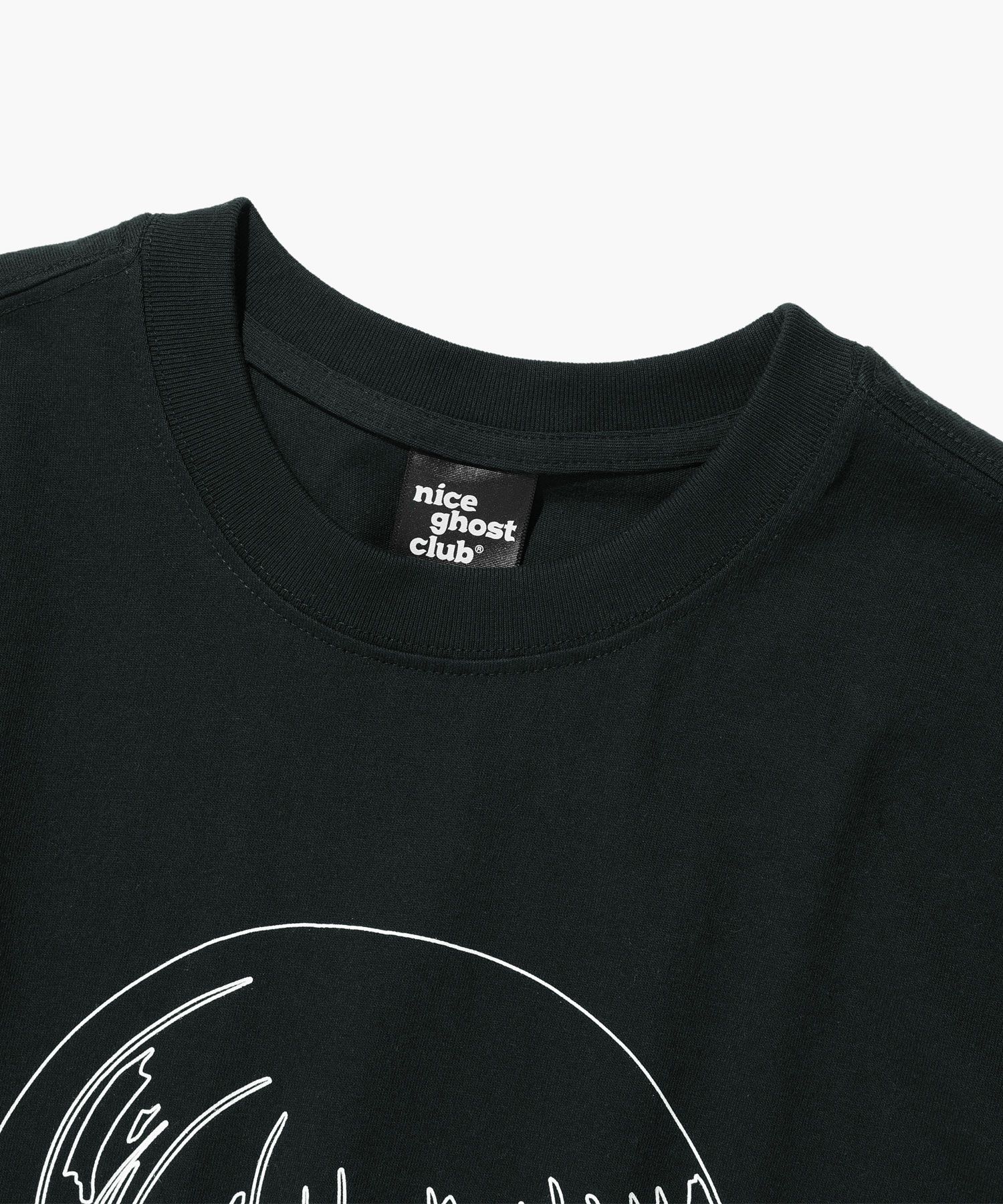MUSINSA | NICE GHOST CLUB CRYING SMILE TEE_BLACK(NG2DMUT512A)
