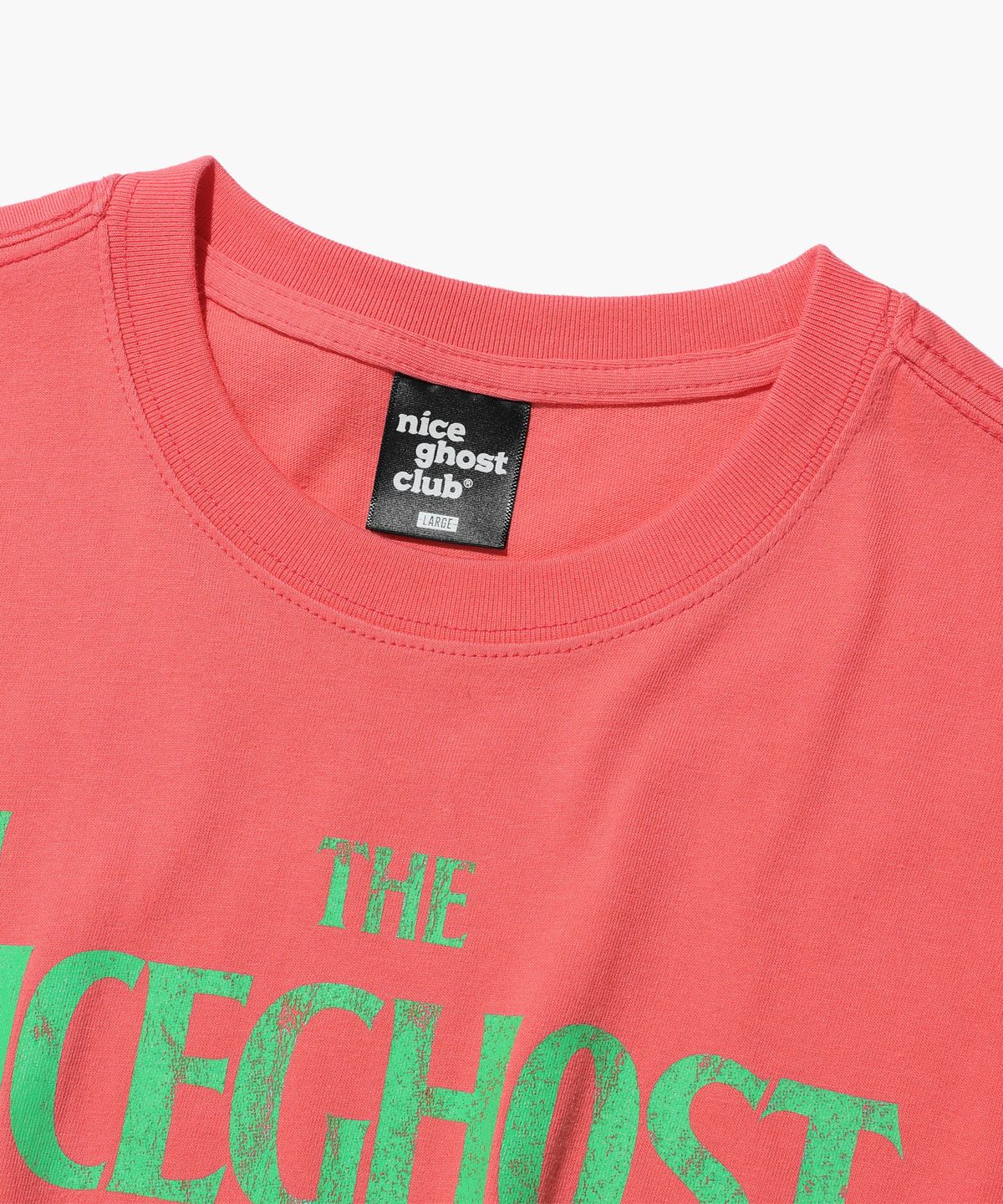 나이스고스트클럽(NICEGHOSTCLUB) NAMASTE SKELETON TEE_PINK(NG2DMUT513A)