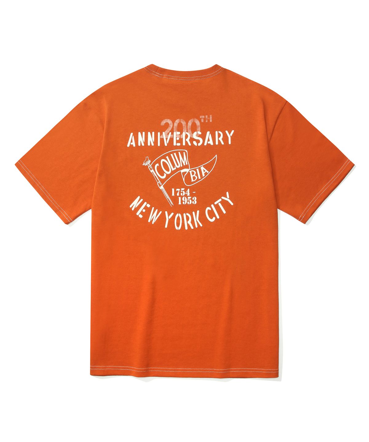 컬럼비아 유니버시티(COLUMBIA UNIVERSITY) 200TH ANNIVERSARY LIMITED S/S T-SHIRTS 오렌지