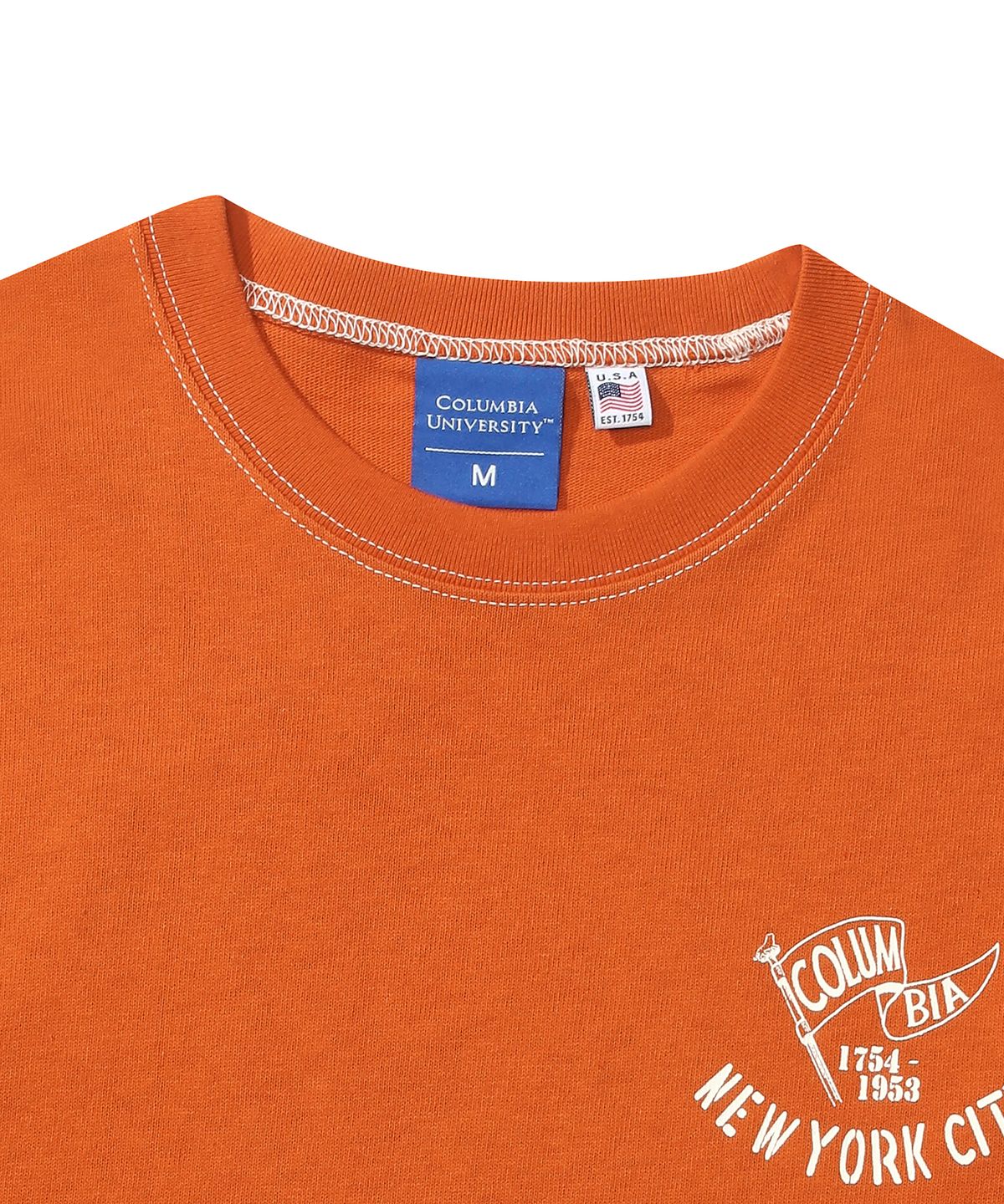 컬럼비아 유니버시티(COLUMBIA UNIVERSITY) 200TH ANNIVERSARY LIMITED S/S T-SHIRTS 오렌지