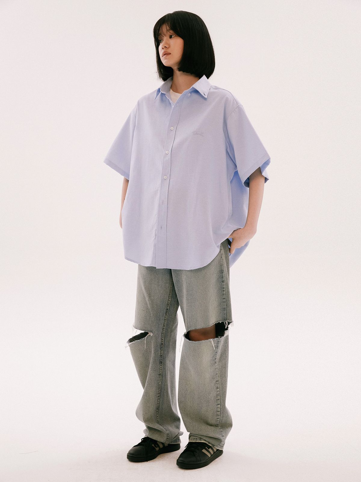 예일(YALE) [ONEMILE WEAR] BIG OXFORD SMALL ARCH SS SHIRT ORANGE
