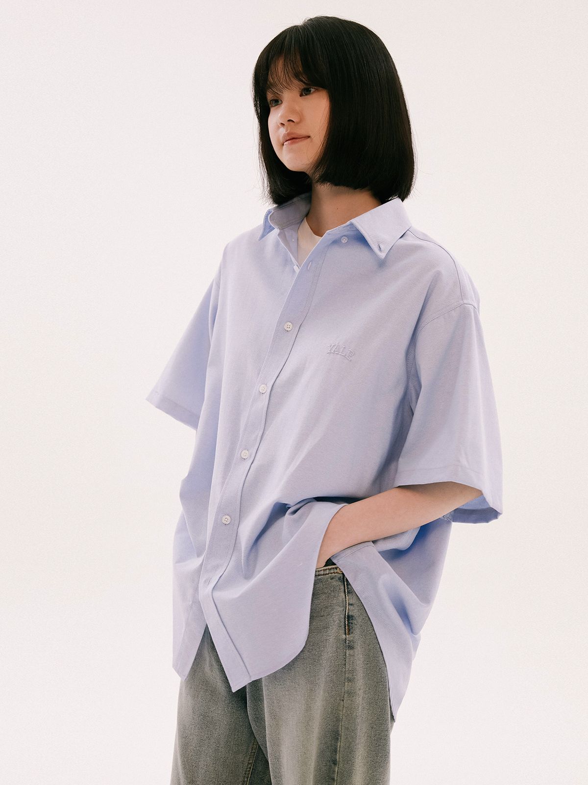 예일(YALE) [ONEMILE WEAR] BIG OXFORD SMALL ARCH SS SHIRT ORANGE