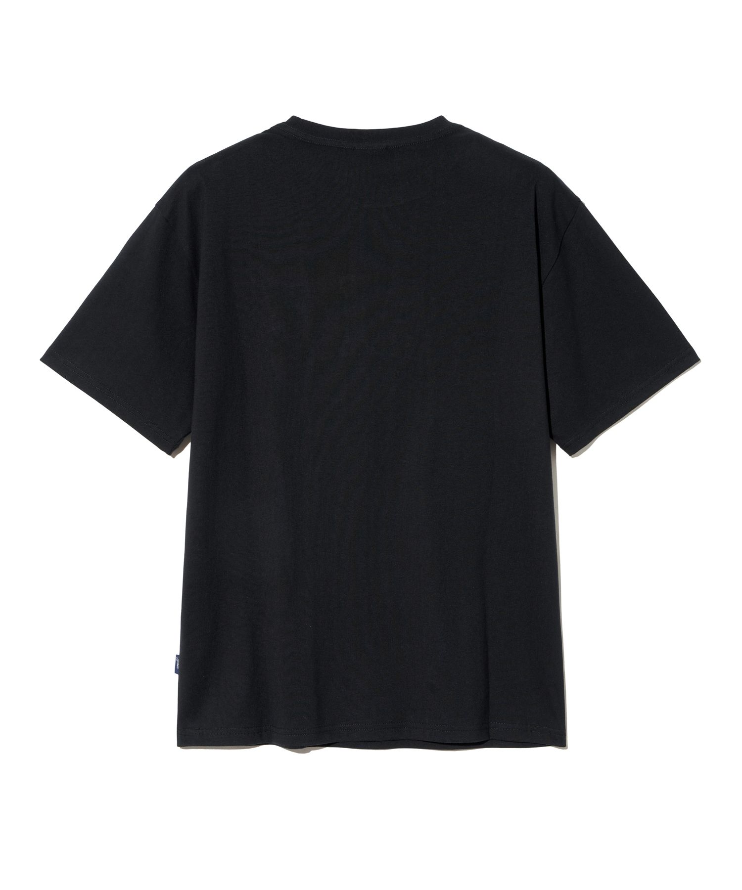 ☆YALE☆ 2 TONE ARCH RIB POINT TSHIRT BLACK YEM1SS334BBK MUSINSA | YALE 2 TONE ARCH T-SHIRT BLACK / ROYAL BLUE