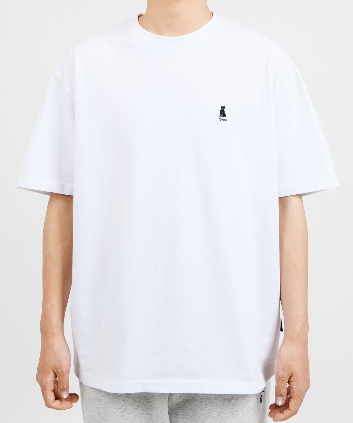 예일(YALE) [COOL COTTON] 2PACK HERITAGE DAN TEE WHITE / BLACK