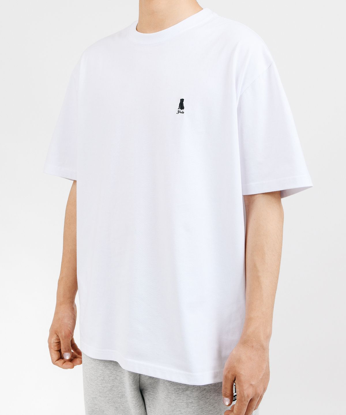 예일(YALE) [COOL COTTON] 2PACK HERITAGE DAN TEE WHITE / BLACK