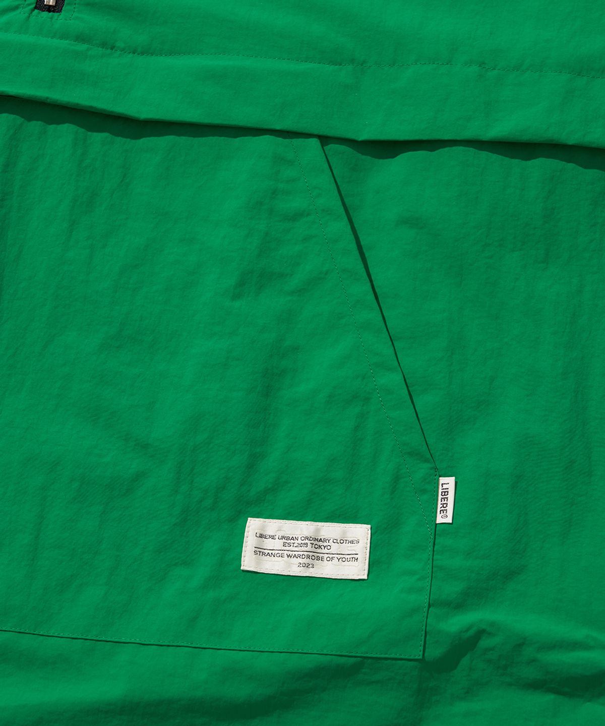 리베레(LIBERE) PACKABLE ANORAK JACKET / GREEN