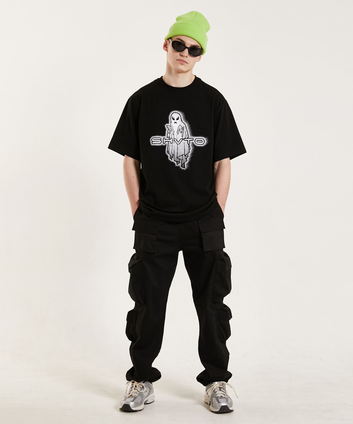 슈브토(SHVTO) Alien ghost t-shirt