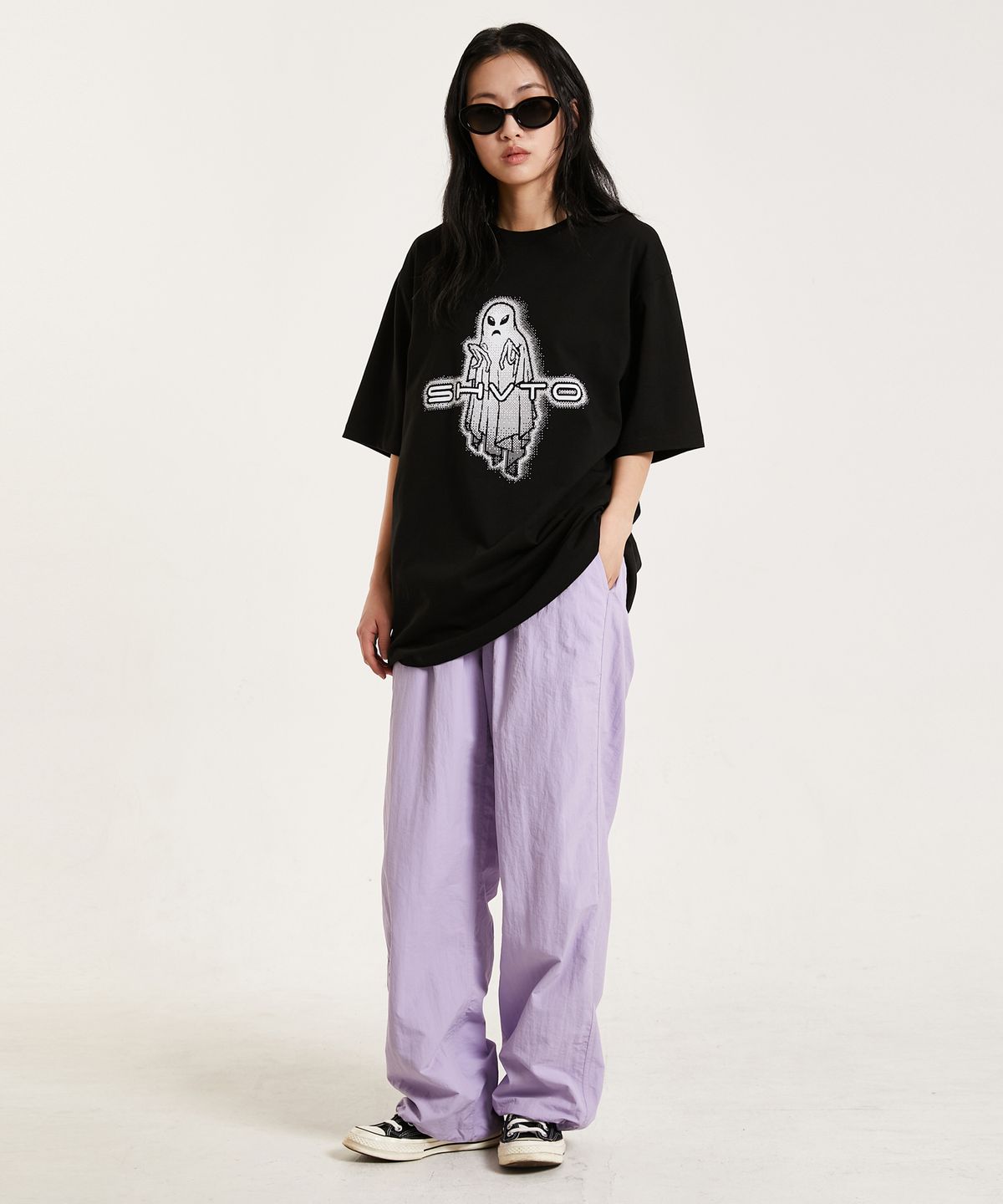 슈브토(SHVTO) Easy lilac pants