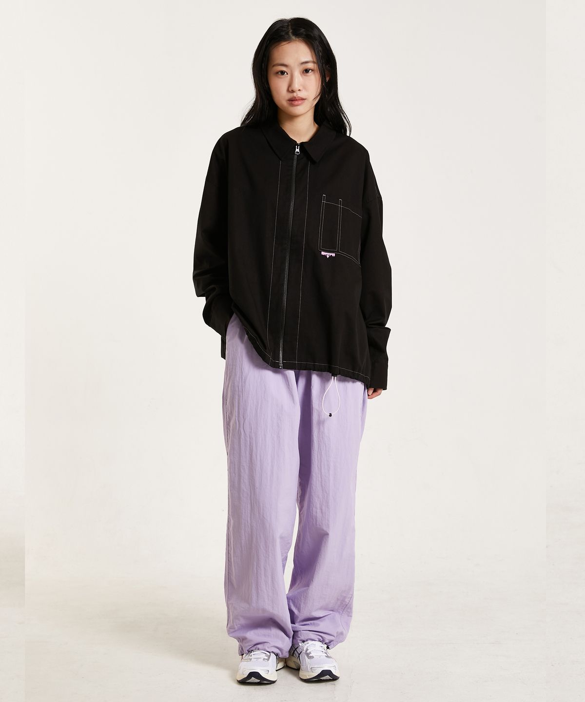슈브토(SHVTO) Easy lilac pants
