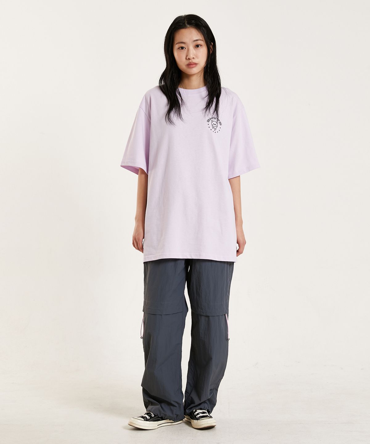 슈브토(SHVTO) Nylon baggy pants